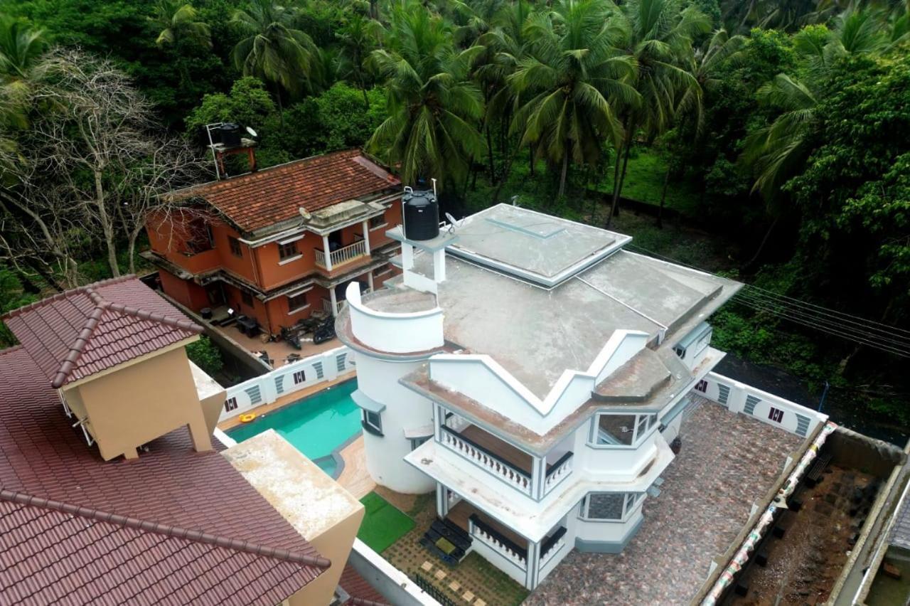 White House Villa-Private Pool Navelim Bagian luar foto